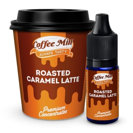Concentré Roasted Caramel Latte 10 ml - Coffee Mill pas cher