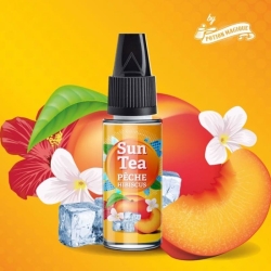 Concentré Pêche Hisbiscus 10 ml - Sun Tea pas cher