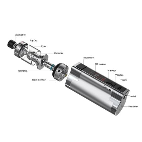 Box Mod Kit Zelos 3 - Aspire pas cher