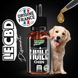 Huile CBD Broad Spectrum - Chien 10 ml - Le CBD Discount pas cher