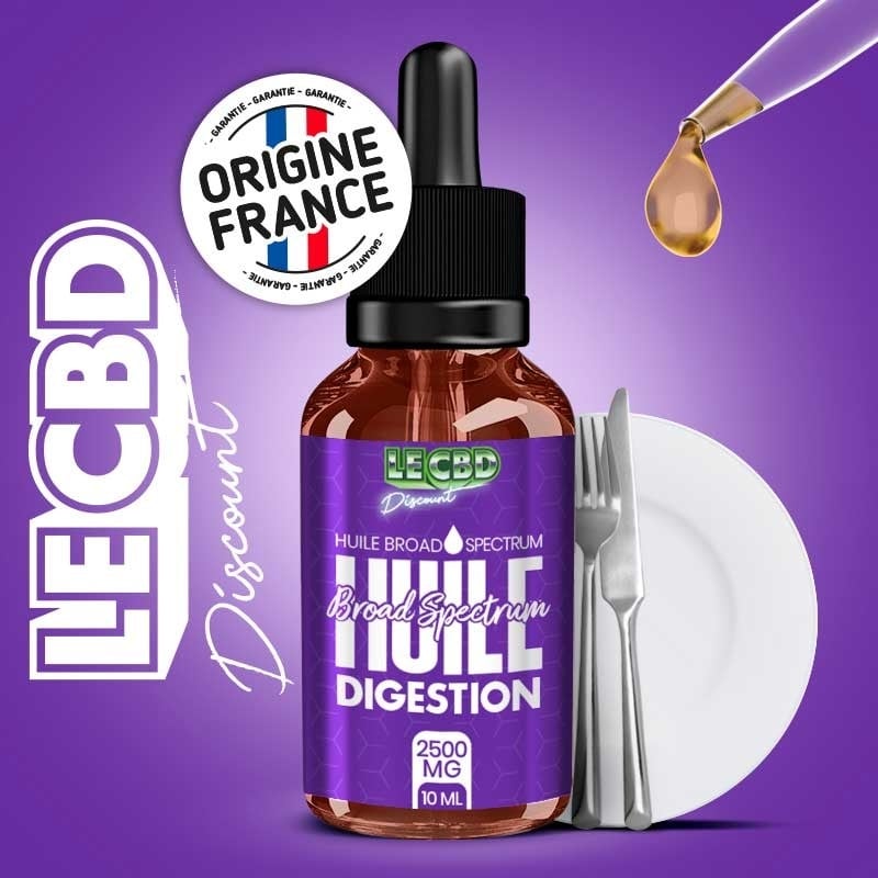 e-liquide Huile CBD Broad Spectrum - Digestion 10 ml - Le CBD Discount pas cher