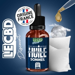 Huile CBD Broad Spectrum Sommeil 10 ml - Le CBD Discount pas cher