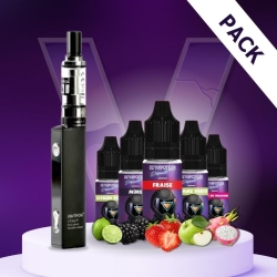 Pack Kit Q16 - Justfog + 5 eliquides fruités pas cher