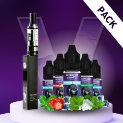 Pack Kit Q16 - Justfog + 5 eliquides mentholés pas cher