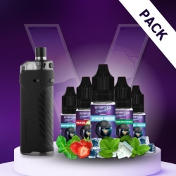 Pack Kit Kroma Z - Innokin + 5 eliquides mentholés pas cher