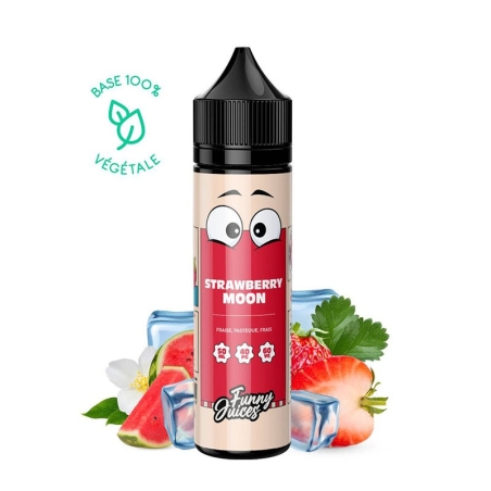 Strawberry Moon 50 ml - Funny Juices pas cher Strawberry Moon 50 ml - Funny Juices pas cher