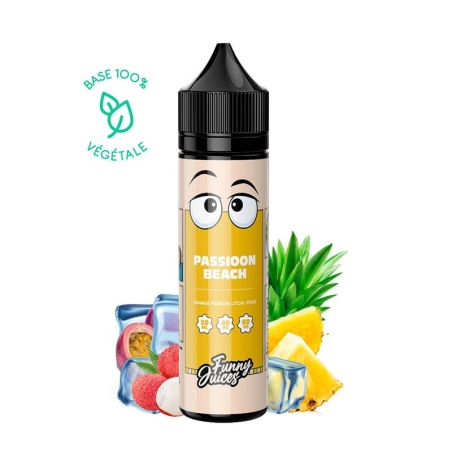 Passion Beach 50 ml - Funny Juices pas cher Passion Beach 50 ml - Funny Juices pas cher