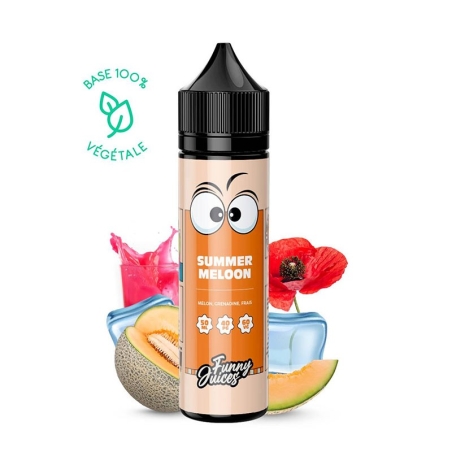 Summer Meloon 50 ml - Funny Juices pas cher Summer Meloon 50 ml - Funny Juices pas cher