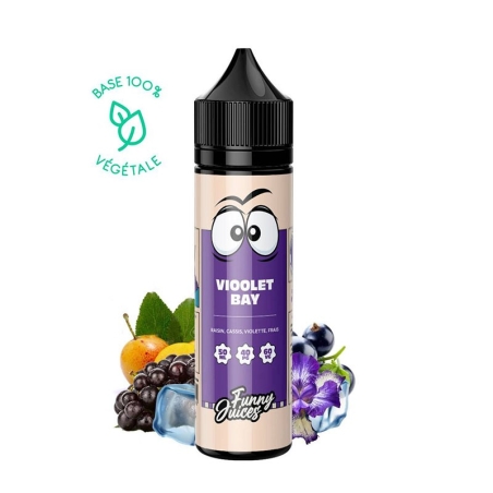 Vioolet Bay 50 ml - Funny Juices pas cher Vioolet Bay 50 ml - Funny Juices pas cher