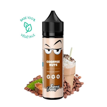 Cooffee Nuts 50 ml - Funny Juices pas cher Cooffee Nuts 50 ml - Funny Juices pas cher