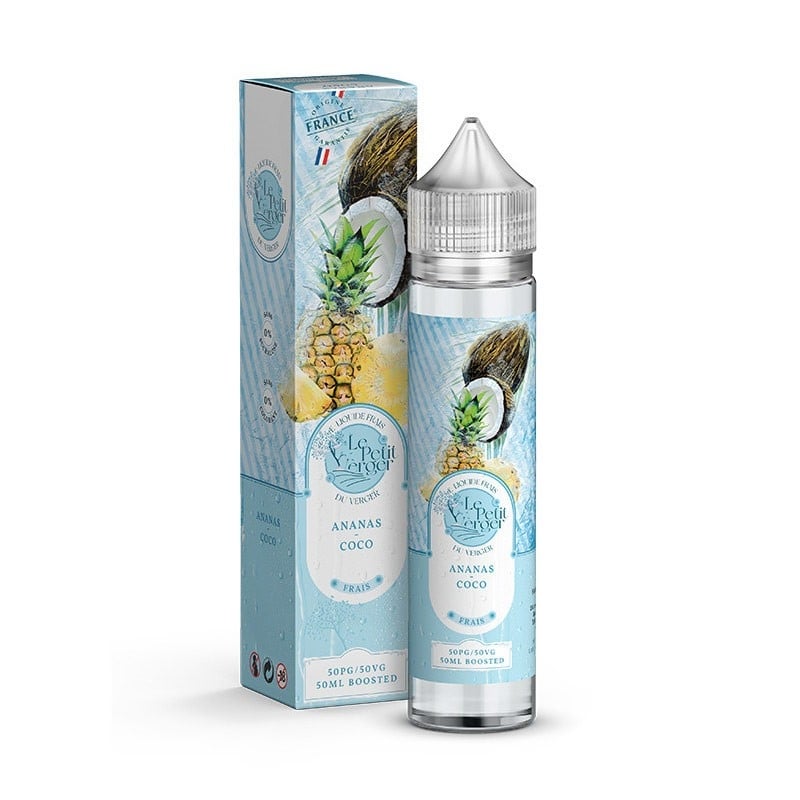 e-liquide Ananas Coco 50 ml - Le Petit Verger Frais pas cher