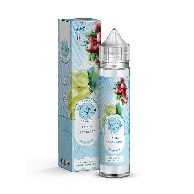 e-liquide Raisin Cranberry 50 ml - Le Petit Verger Frais pas cher