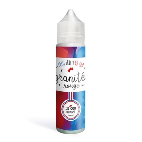 Granité Rouge 50 ml Tutti Frutti - Le Coq Qui Vape pas cher