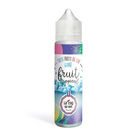 Fruit Tropical Givré 50 ml Tutti Frutti - Le Coq Qui Vape pas cher