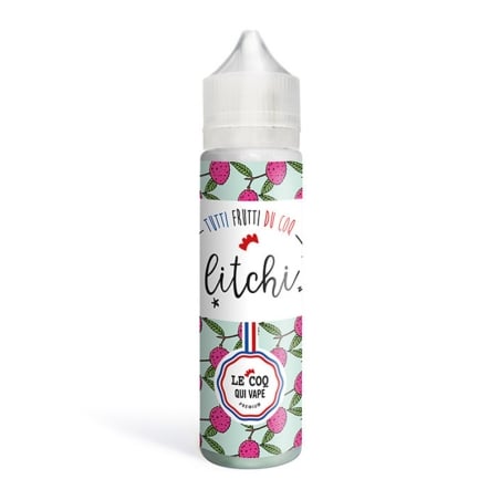 Litchi 50 ml Tutti Frutti - Le Coq Qui Vape pas cher