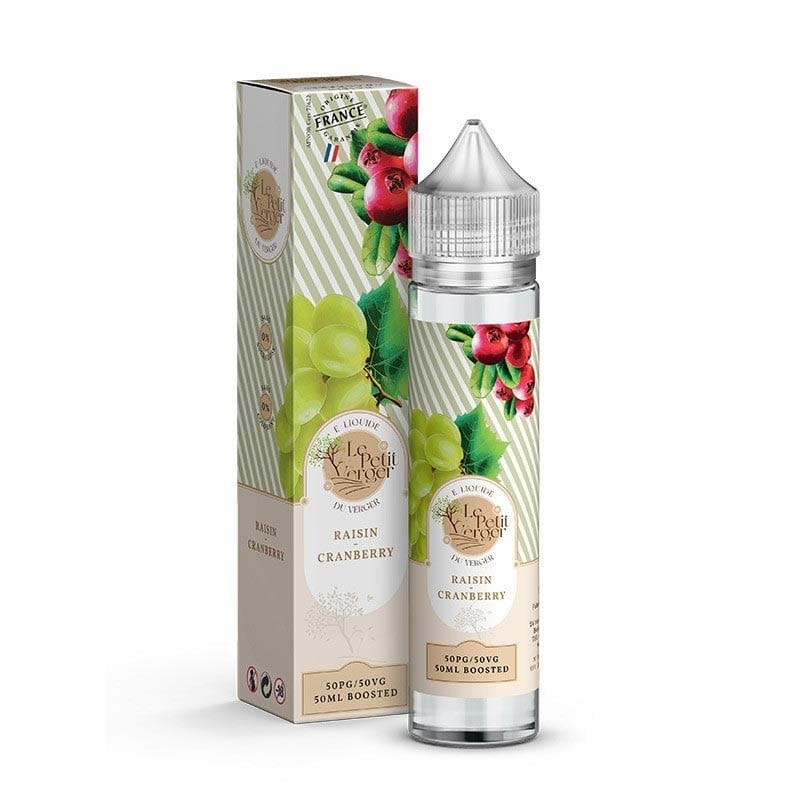 e-liquide Raisin Cranberry 50 ml - Le Petit Verger pas cher