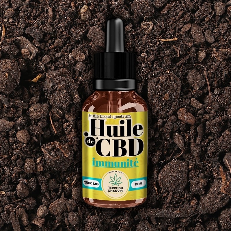 e-liquide Huile CBD Immunité Broad Spectrum 10 ml - Terre du Chanvre pas cher