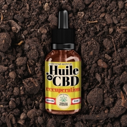 Huile CBD Broad Spectrum - Récupération 10 ml - Terre Du Chanvre pas cher