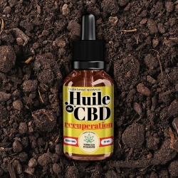 Huile CBD Broad Spectrum - Récupération 10 ml - Terre Du Chanvre pas cher