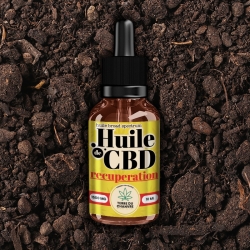 Huile CBD Récupération Broad Spectrum 10 ml - Terre du Chanvre pas cher