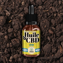 Huile CBD Broad Spectrum - Zen 10 ml - Terre Du Chanvre pas cher 