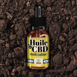 Huile CBD Broad Spectrum - Nuit Calme 10 ml - Terre Du Chanvre pas cher