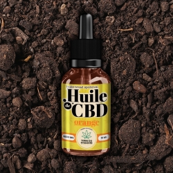 Huile CBD Broad Spectrum - Orange 10 ml - Terre Du Chanvre pas cher