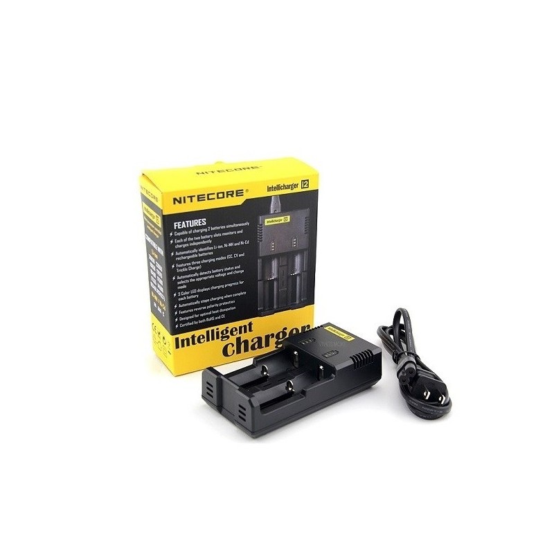 Chargeur Nitecore i2 - V3 pas cher Chargeur Nitecore i2 - V3 pas cher