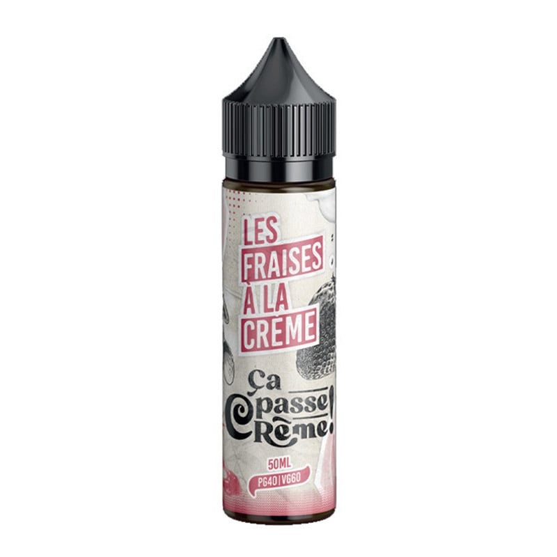 e-liquide Les Fraises A La Crème 50 ml - Ca Passe Crème! pas cher