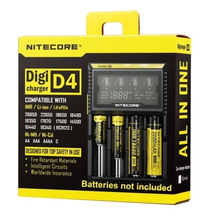 e-liquide Chargeur Nitecore D4 - Nitecore pas cher