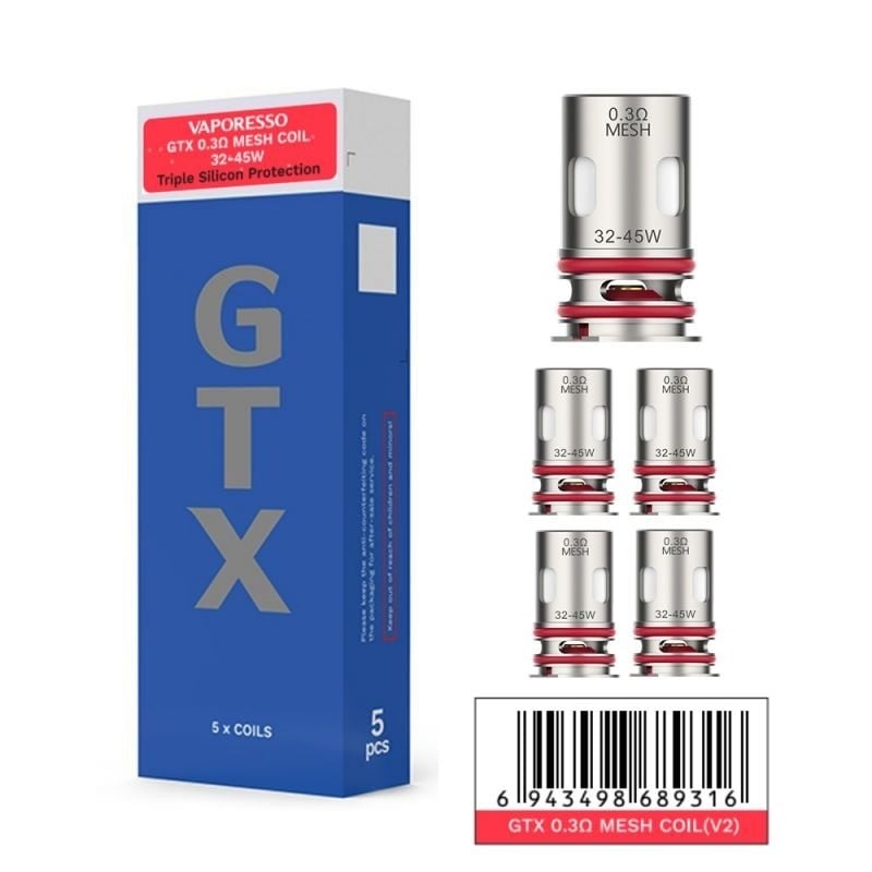 Résistances GTX / GTX 2 - Vaporesso pas cher