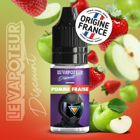 Pomme Fraise 10ml - Le Vapoteur Discount pas cher Pomme Fraise 10ml - Le Vapoteur Discount pas cher