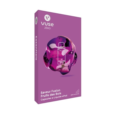 Capsules ePod 2 Fusion Fruits des Bois Sel De Nicotine - Vuse pas cher