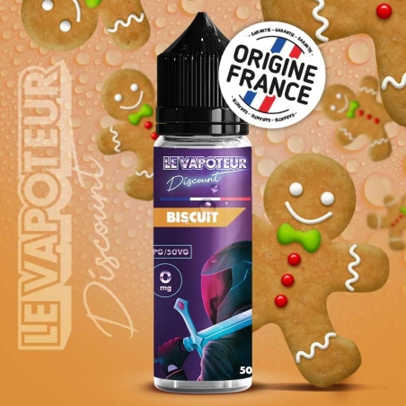 Biscuit 50 ml - Le Vapoteur Discount pas cher Biscuit 50 ml - Le Vapoteur Discount pas cher