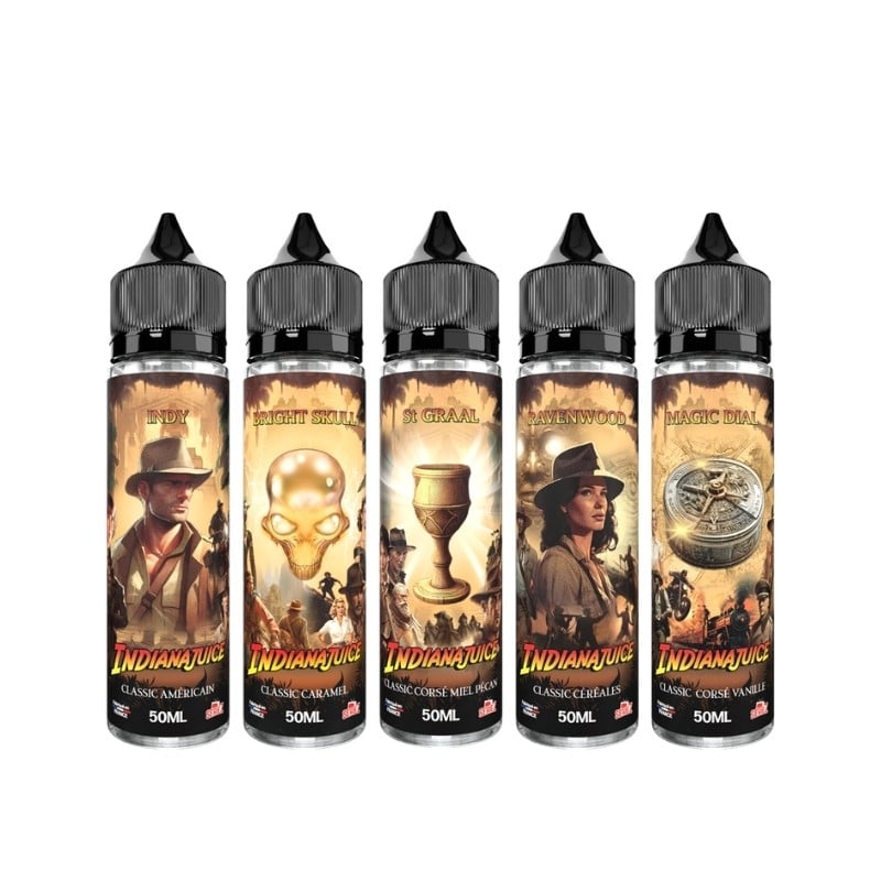 e-liquide Pack Découverte Indiana Juice 50 ml x5 pas cher