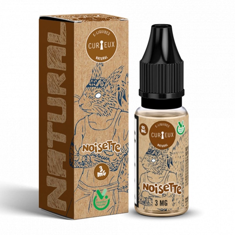 e-liquid Noisette 10 ml Natural - Curieux cheap