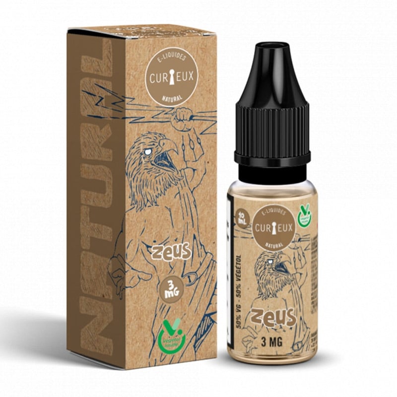 e-liquide Zeus 10 ml Edition Natural - Curieux pas cher