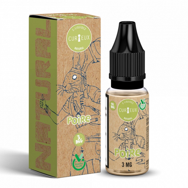 e-liquid Poire 10 ml Natural - Curieux cheap