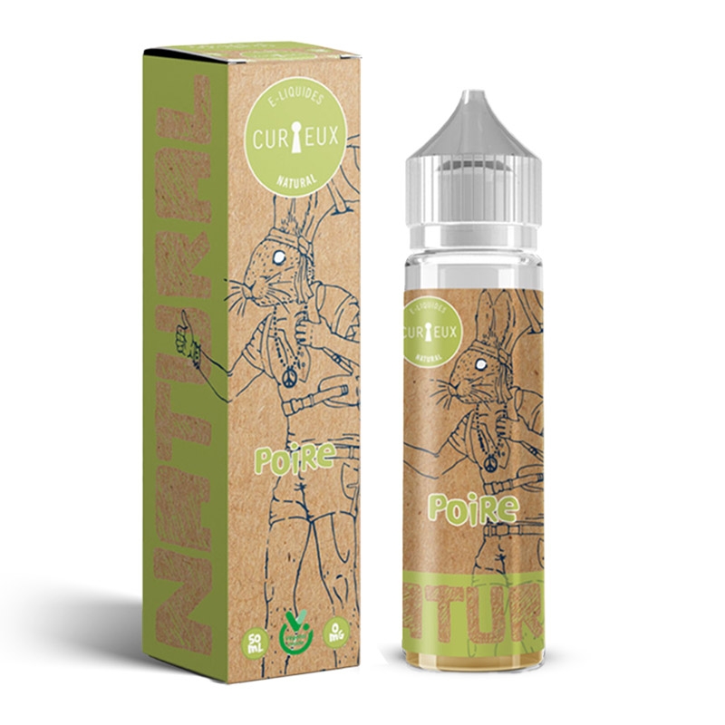 e-liquid Poire 50 ml Natural - Curieux cheap