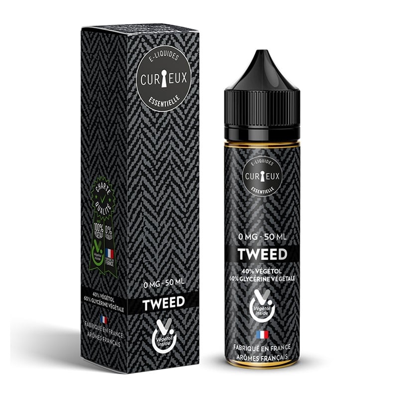 e-liquide Tweed 50 ml Edition Essentielle - Curieux pas cher