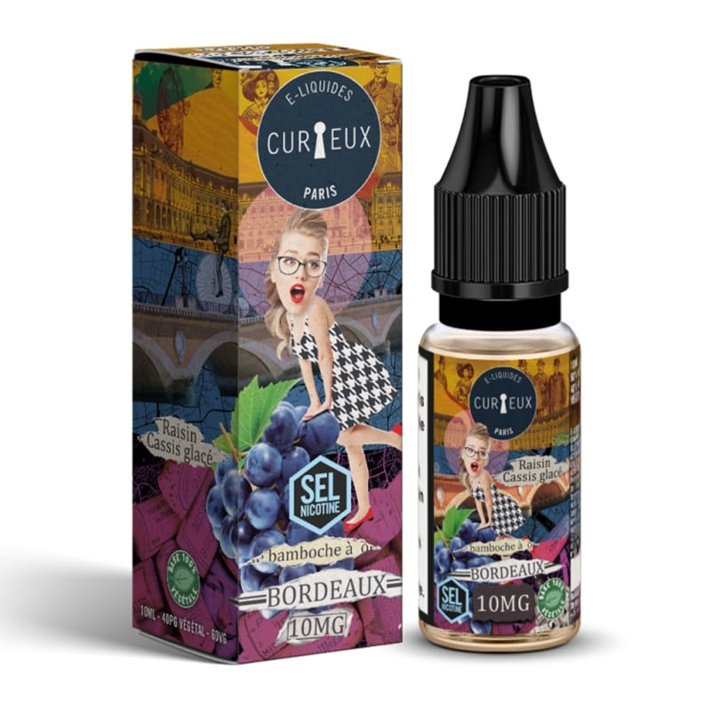 e-liquid Bamboche à Bordeaux nicotine salt 10 ml Hexagone - Curieux cheap