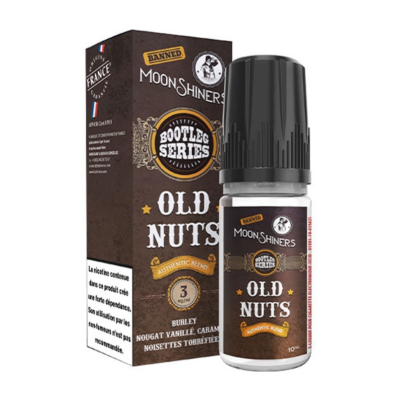 e-liquide Authentic Blend Old Nuts 10 ml Bootleg Series - Moonshiners pas cher e-liquide Authentic Blend Old Nuts 10 ml Bootleg Series - Moonshiners pas cher