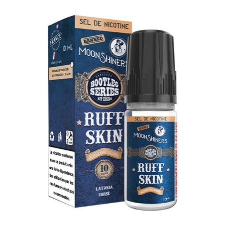 Ruff Skin Sel De Nicotine 10 ml Bootleg Series - Moonshiners pas cher Ruff Skin Sel De Nicotine 10 ml Bootleg Series - Moonshiners pas cher