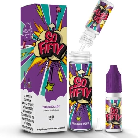 Framboise Cassis 50 ml - So Fifty Alfaliquid pas cher Framboise Cassis 50 ml - So Fifty Alfaliquid pas cher