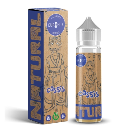 e-liquide Cassis 50 ml Edition Natural - Curieux pas cher