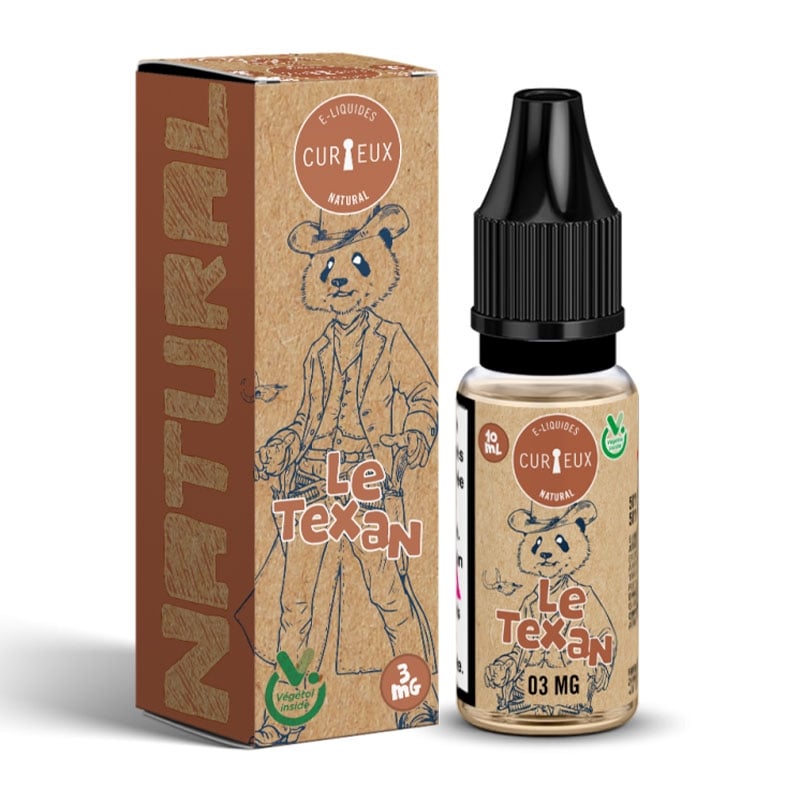 e-liquide Texan 10 ml Edition Natural - Curieux pas cher