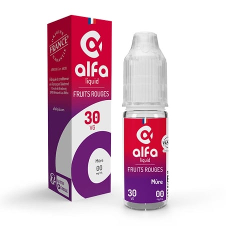 Blackberry e-liquid 70/30 10 ml Red Fruits - Alfaliquid cheap