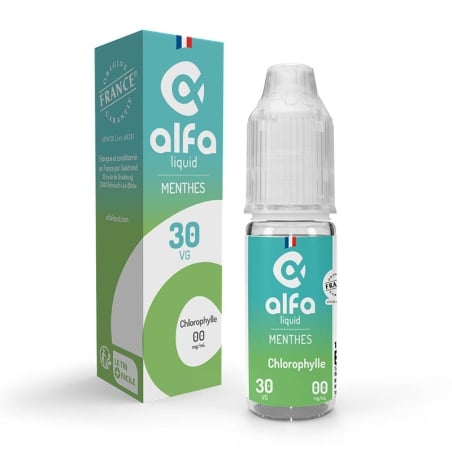 e-liquide Chlorophylle 70/30 (ex Green Gum) 10 ml - Alfaliquid pas cher