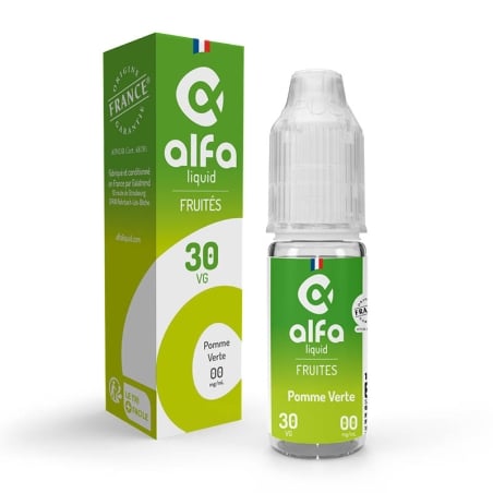 e-liquid Green Apple 70/30 10 ml Fruity - Alfaliquid cheap