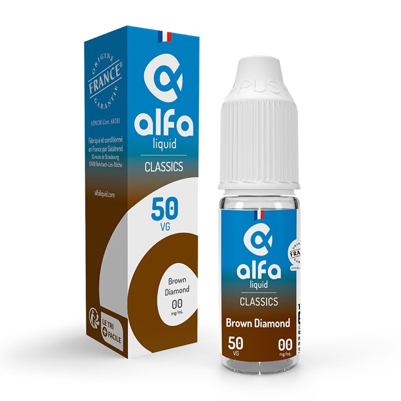 e-liquide Brown Diamond 50/50 10 ml (Siempre) - Alfaliquid pas cher